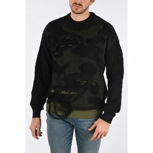 NWT DIESEL K-Muschio Pullover - Distressed Black Camo